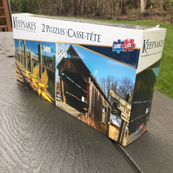 Keepsakes-Set of 2 puzzles- 500 pieces each - Picture 3 of 3